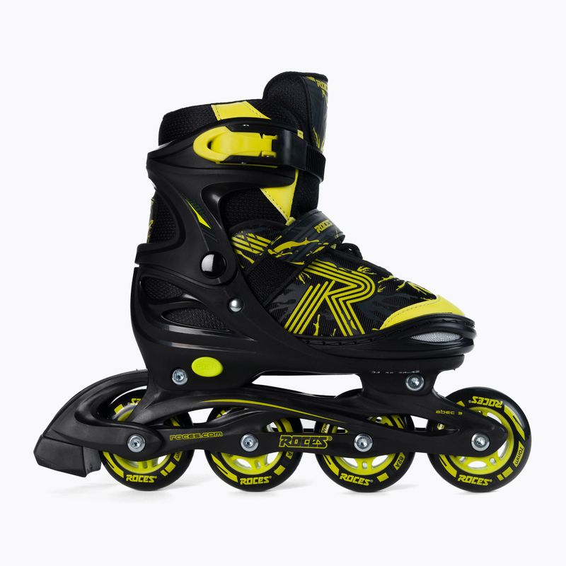 Dětské kolečkové brusle Roces Jokey 3.0 Boy black/lime 2