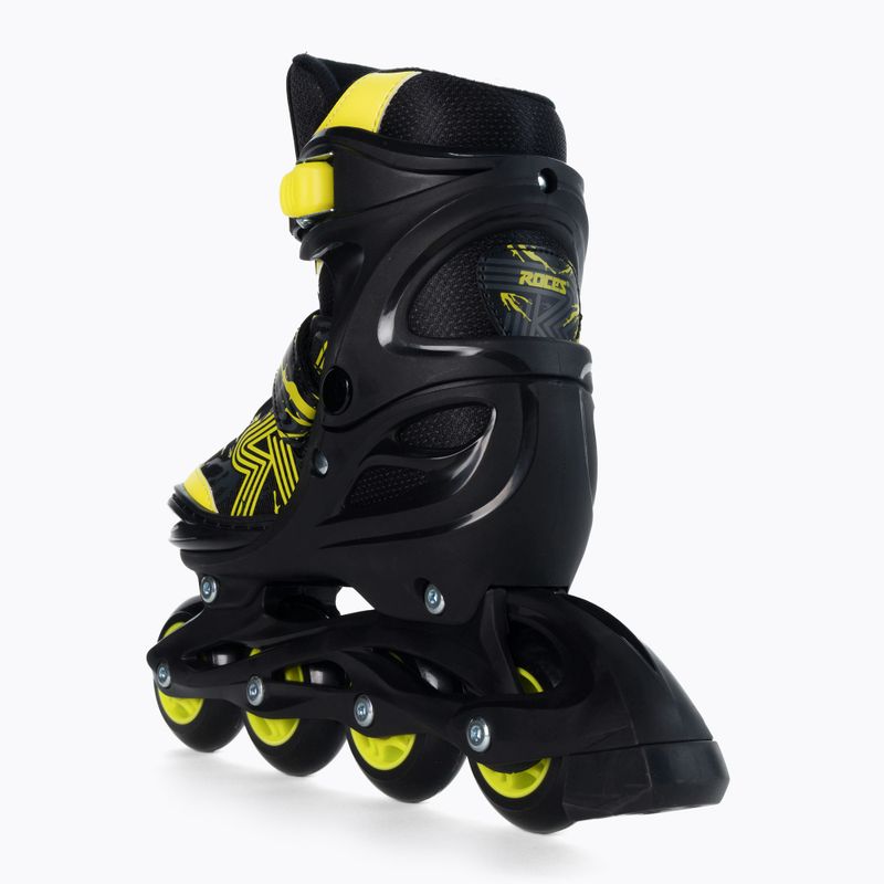 Dětské kolečkové brusle Roces Jokey 3.0 Boy black/lime 3
