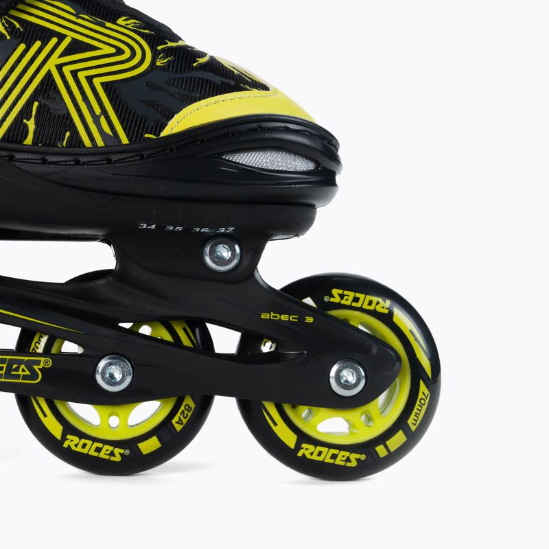 Dětské kolečkové brusle Roces Jokey 3.0 Boy black/lime 6