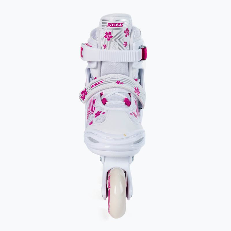 Dětské kolečkové brusle Roces Jokey 3.0 Girl white/pink 4