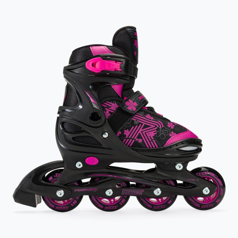 Dětské kolečkové brusle Roces Jokey 3.0 Girl black/pink 2