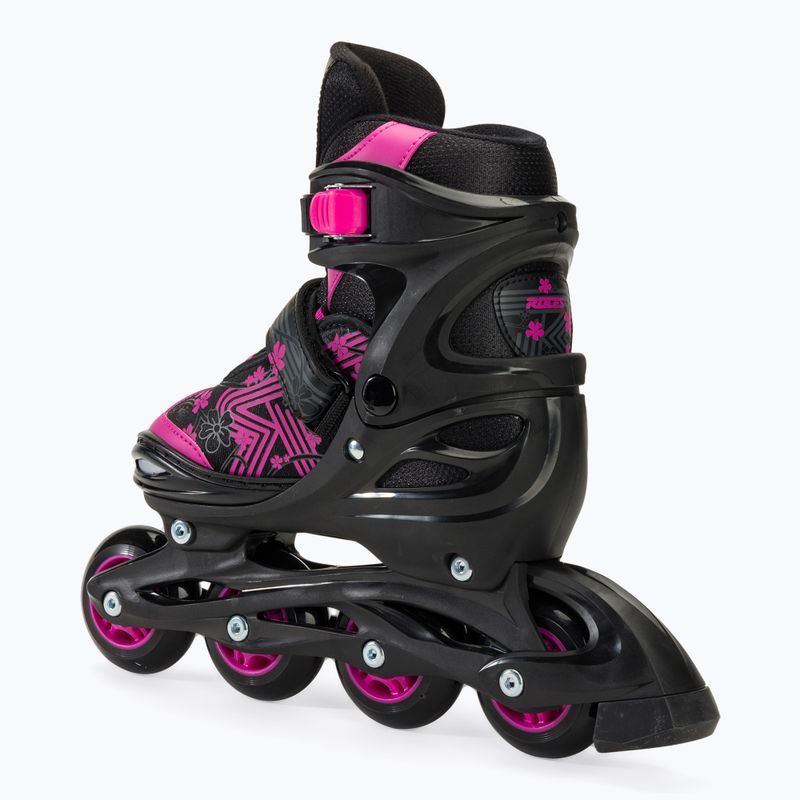 Dětské kolečkové brusle Roces Jokey 3.0 Girl black/pink 3