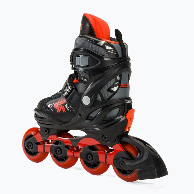 Dětské kolečkové brusle Roces Moody Boy TIF černá/sportovní červená 3