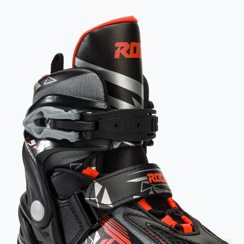 Dětské kolečkové brusle Roces Moody Boy TIF černá/sportovní červená 5