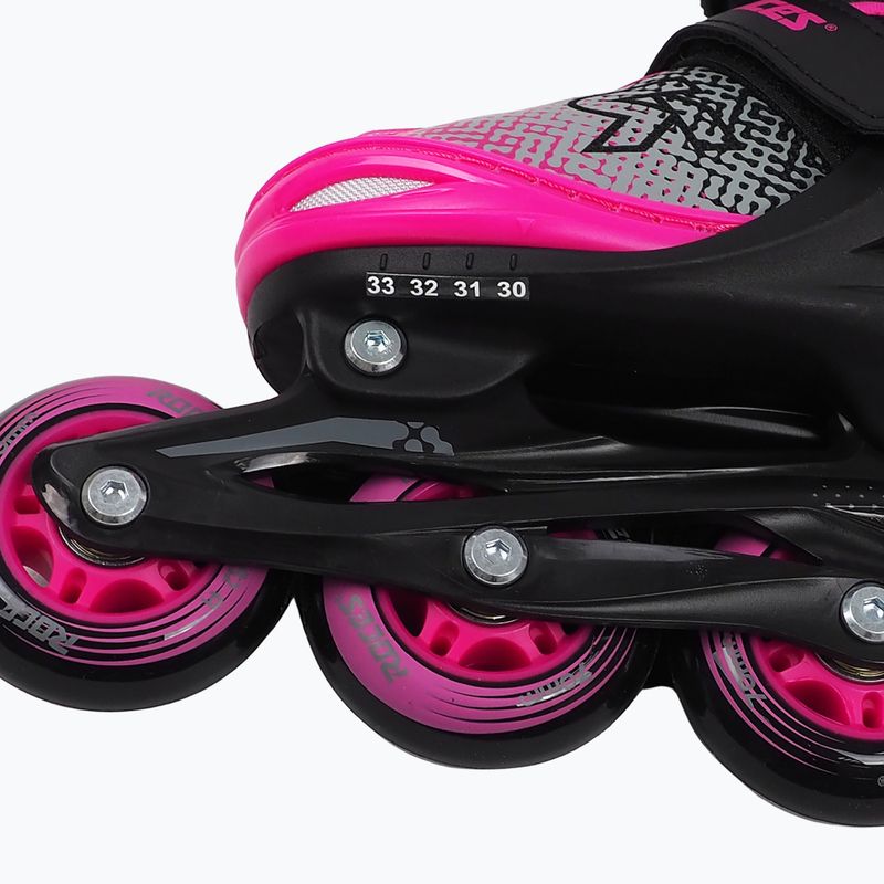 Dětské kolečkové brusle Roces Jokey X Girl black/pink 6