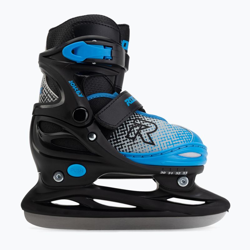 Dětské lední brusle Roces Jokey Ice X black/astro blue 2
