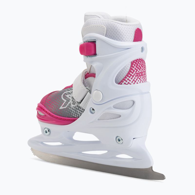 Dětské lední brusle Roces Jokey Ice X white/pink 3