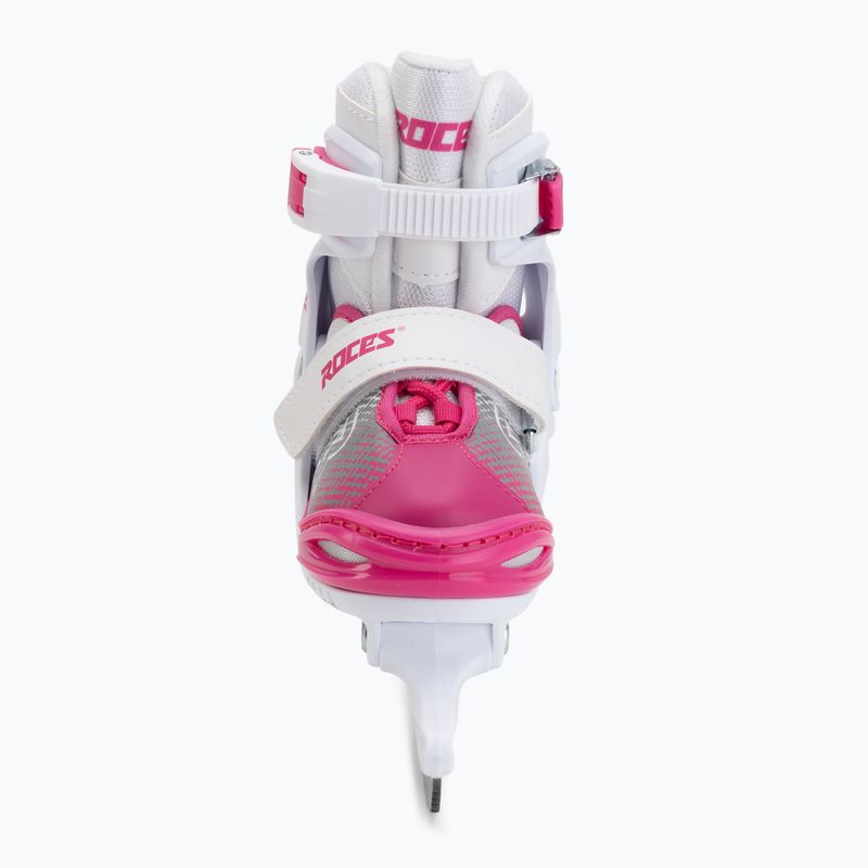 Dětské lední brusle Roces Jokey Ice X white/pink 4