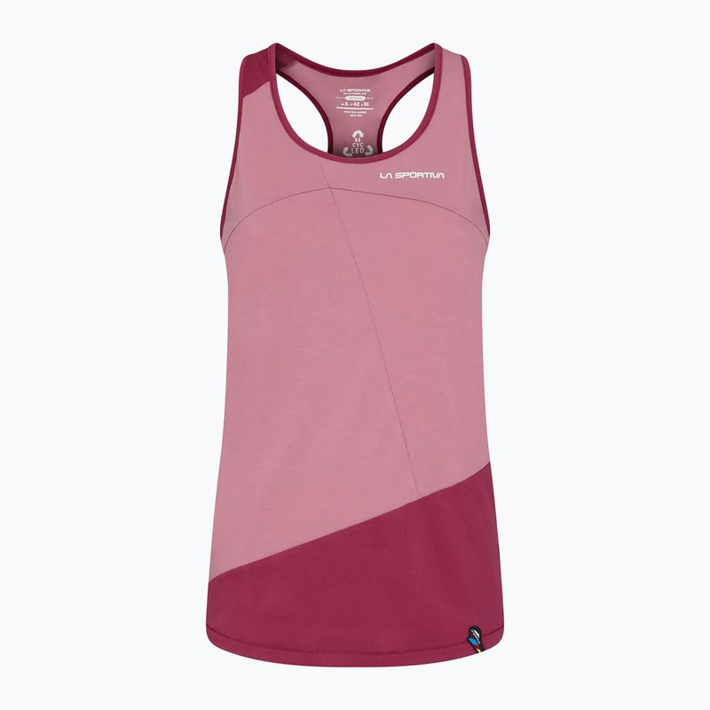 Dámské lezecké tričko LaSportiva Charm Tank růžové O80405502