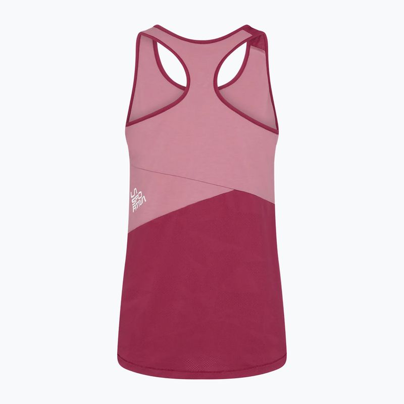Dámské lezecké tričko LaSportiva Charm Tank růžové O80405502 2