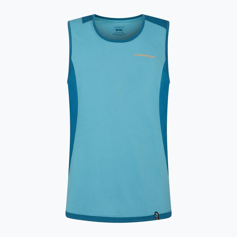 Pánské lezecké tričko La Sportiva Crimp Tank modré N86624623
