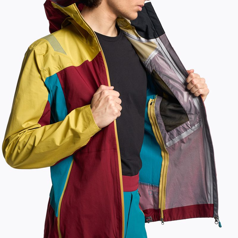 La Sportiva Crizzle EVO Shell pánská membránová bunda do deště červená L75320723 5
