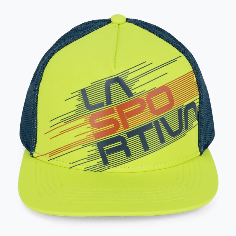 Kšiltovka LaSportiva Trucker Hat Stripe Evo zeleno-námořnictvo Y41729639 4