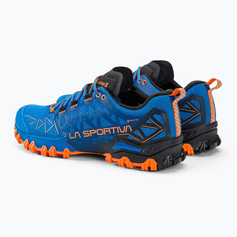 La Sportiva Bushido II GTX electric blue/tiger pánská běžecká obuv 3