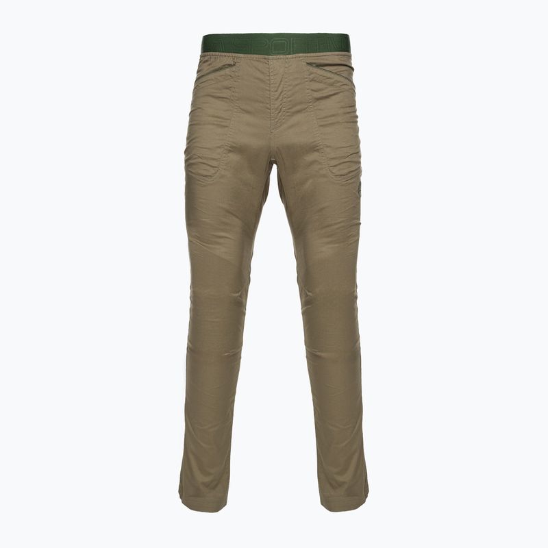 Pánské lezecké kalhoty La Sportiva Roots green H95731711B