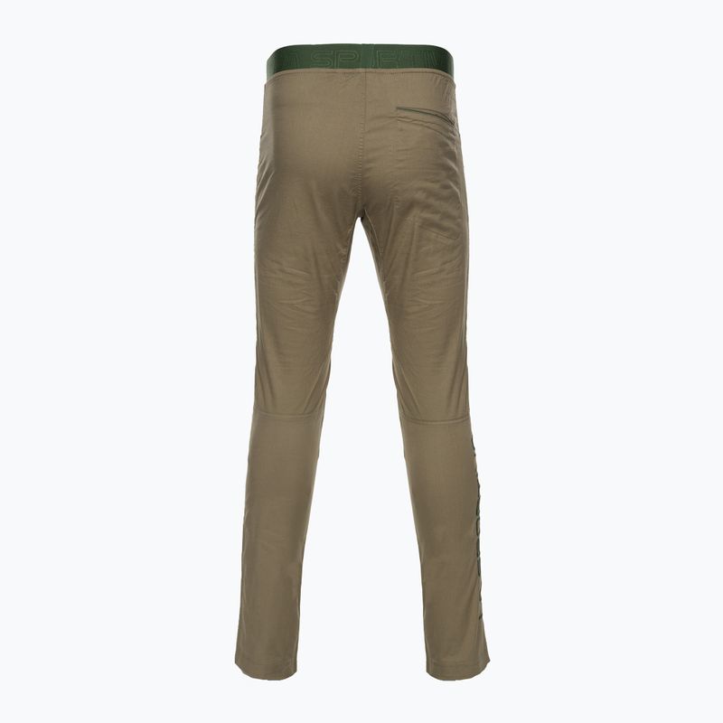 Pánské lezecké kalhoty La Sportiva Roots green H95731711B 2