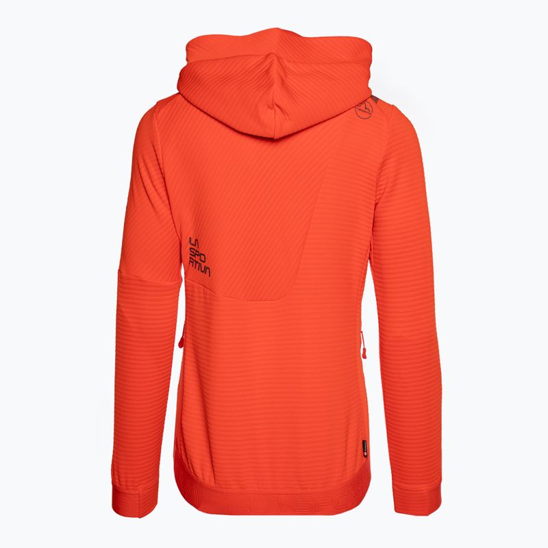 Dámská lezecká mikina LaSportiva Mood Hoody oranžová O65322322 2