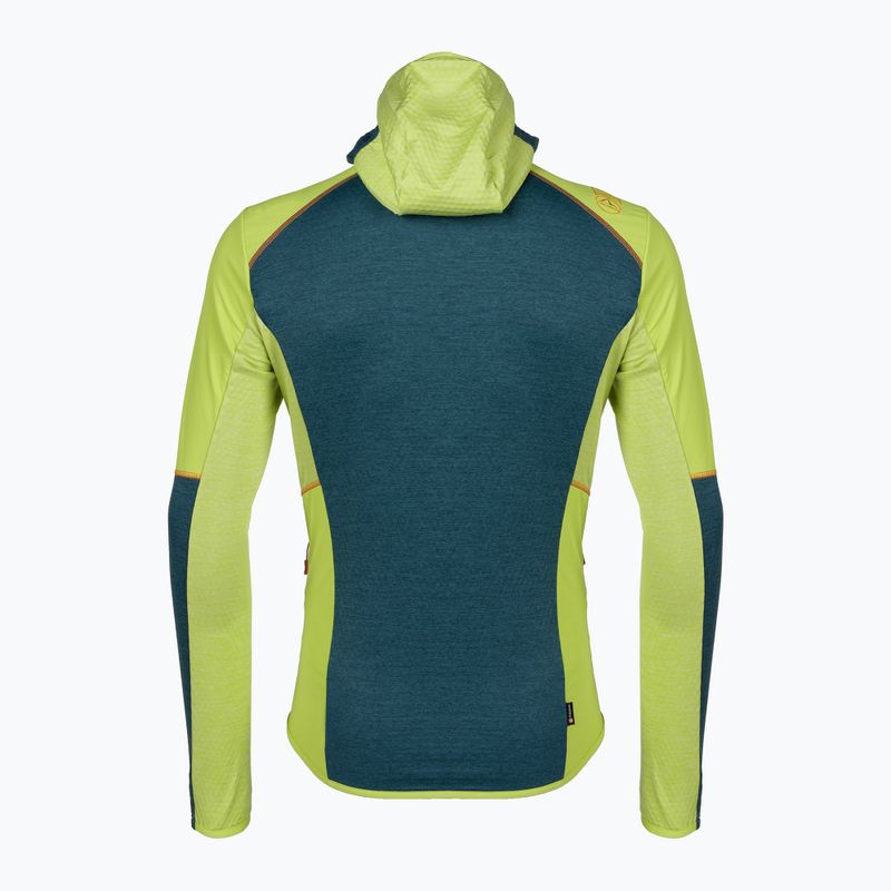 Pánská trekingová mikina LaSportiva Existence Hoody tmavě modro-zelená P53639729 2