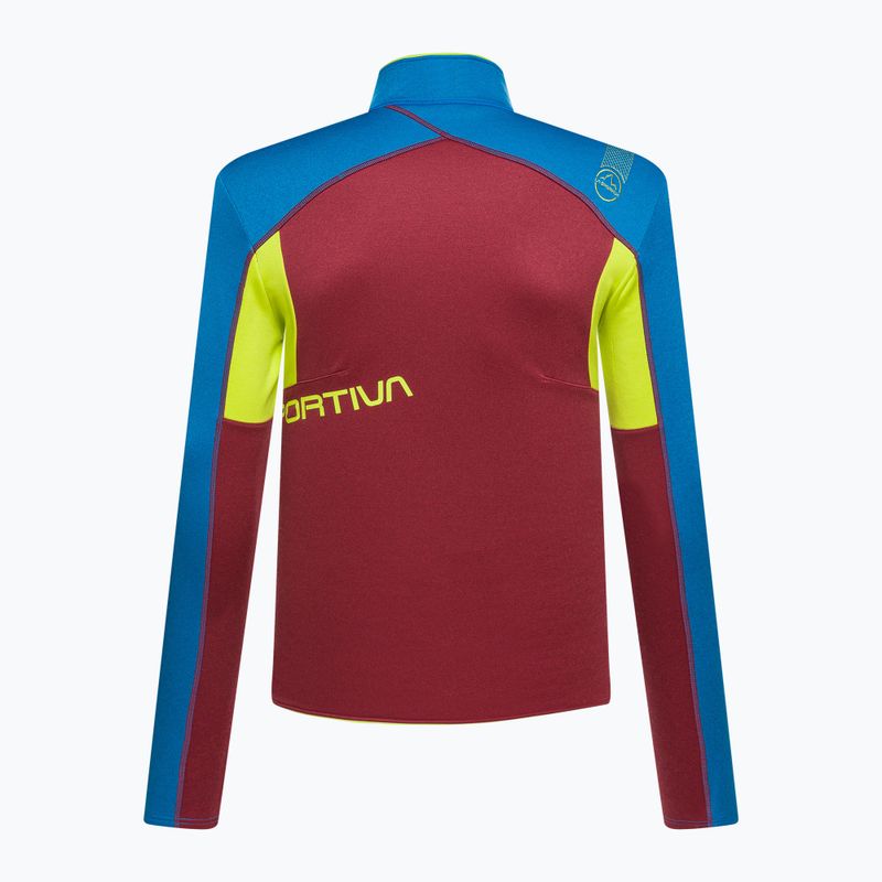 Pánská trekingová mikina La Sportiva Elements sangria/electric blue 2