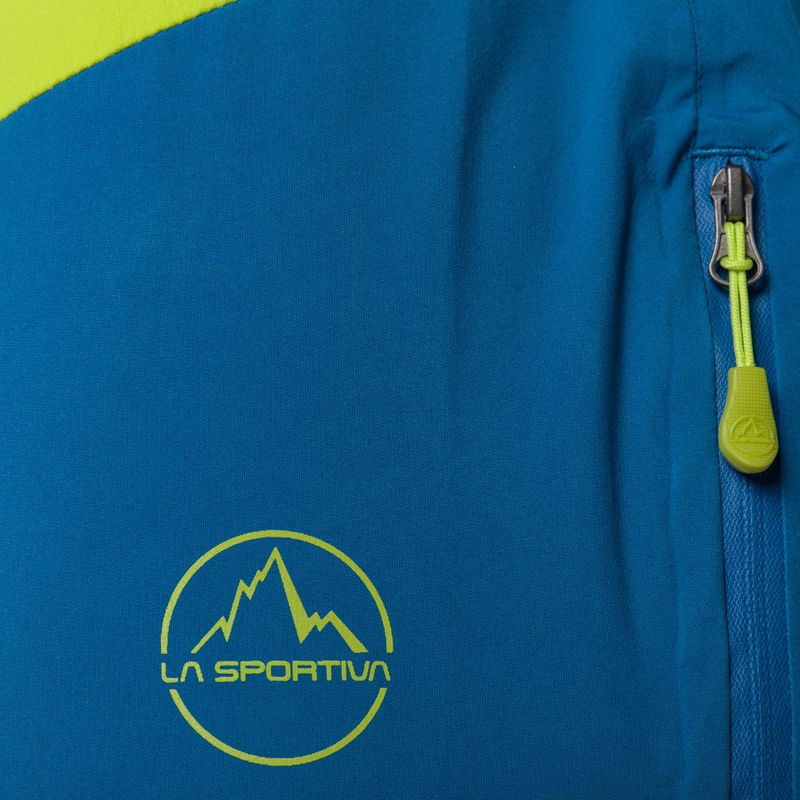 Pánské turistické kalhoty La Sportiva Crizzle EVO Shell sangria/electric blue s membránou 3