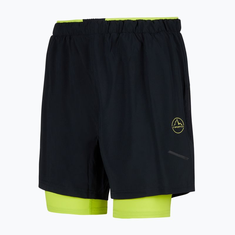 La Sportiva Trail Bite pánské běžecké šortky černá/žlutá P79999729 5