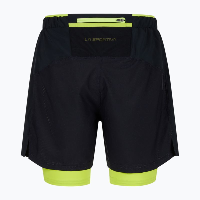 La Sportiva Trail Bite pánské běžecké šortky černá/žlutá P79999729 6