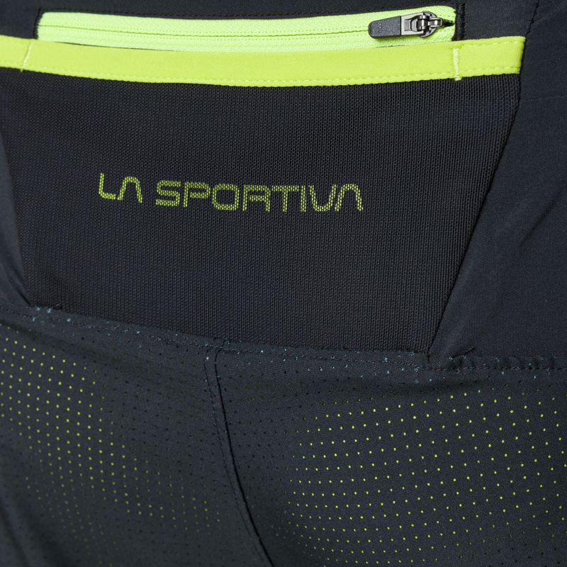 La Sportiva Trail Bite pánské běžecké šortky černá/žlutá P79999729 4