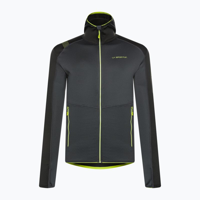 Pánská trekingová mikina La Sportiva Upendo Hoody carbon/lime punch