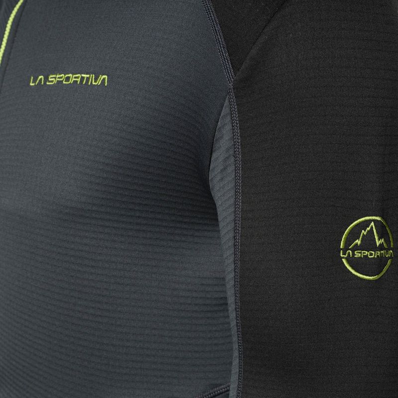 Pánská trekingová mikina La Sportiva Upendo Hoody carbon/lime punch 4