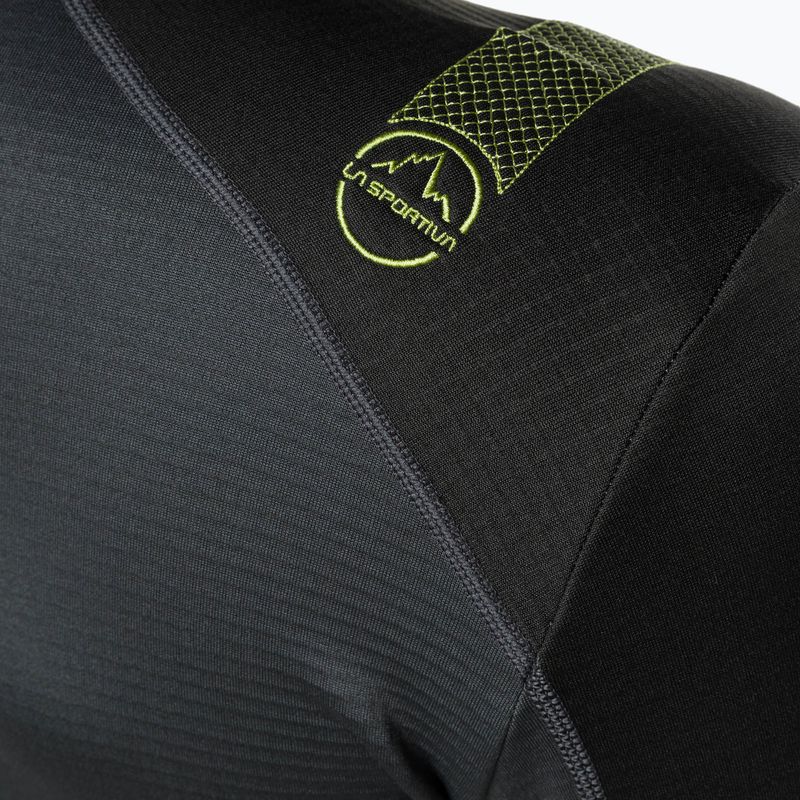 Pánská trekingová mikina La Sportiva Upendo Hoody carbon/lime punch 5