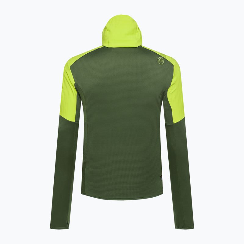 Pánská trekingová mikina La Sportiva Session Tech Hoody forest/lime punch 7