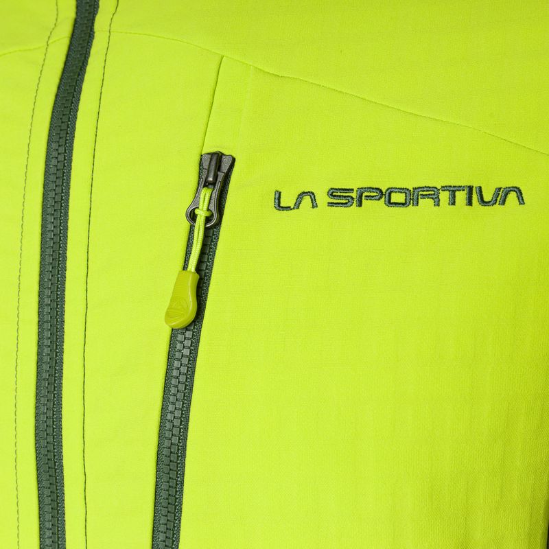 Pánská trekingová mikina La Sportiva Session Tech Hoody forest/lime punch 8