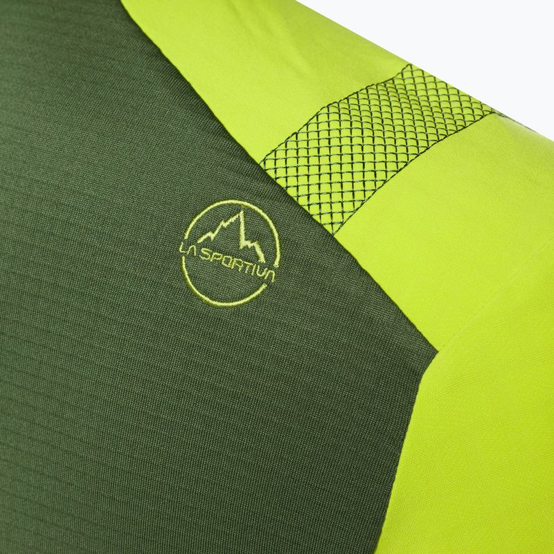Pánská trekingová mikina La Sportiva Session Tech Hoody forest/lime punch 11