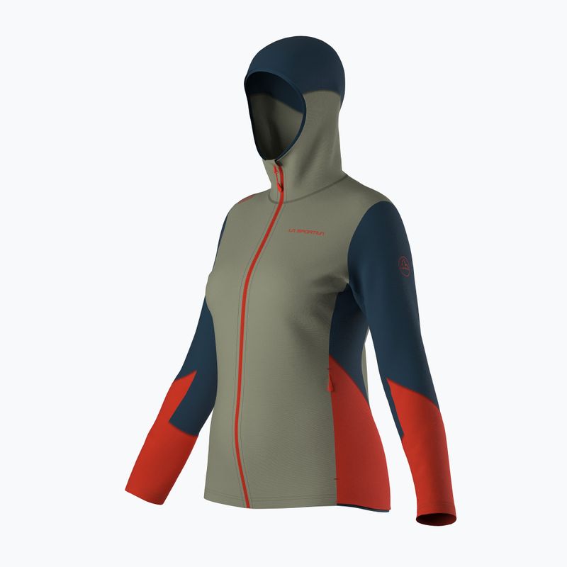La Sportiva Cosmic Hoody tea/storm blue dámská trekingová mikina 6