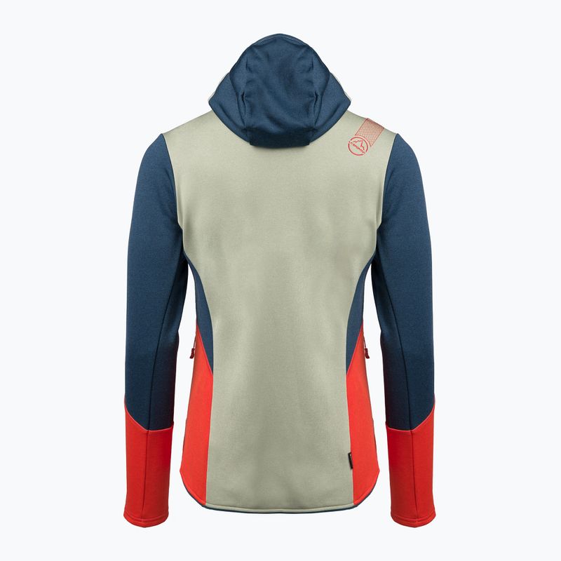 La Sportiva Cosmic Hoody tea/storm blue dámská trekingová mikina 2
