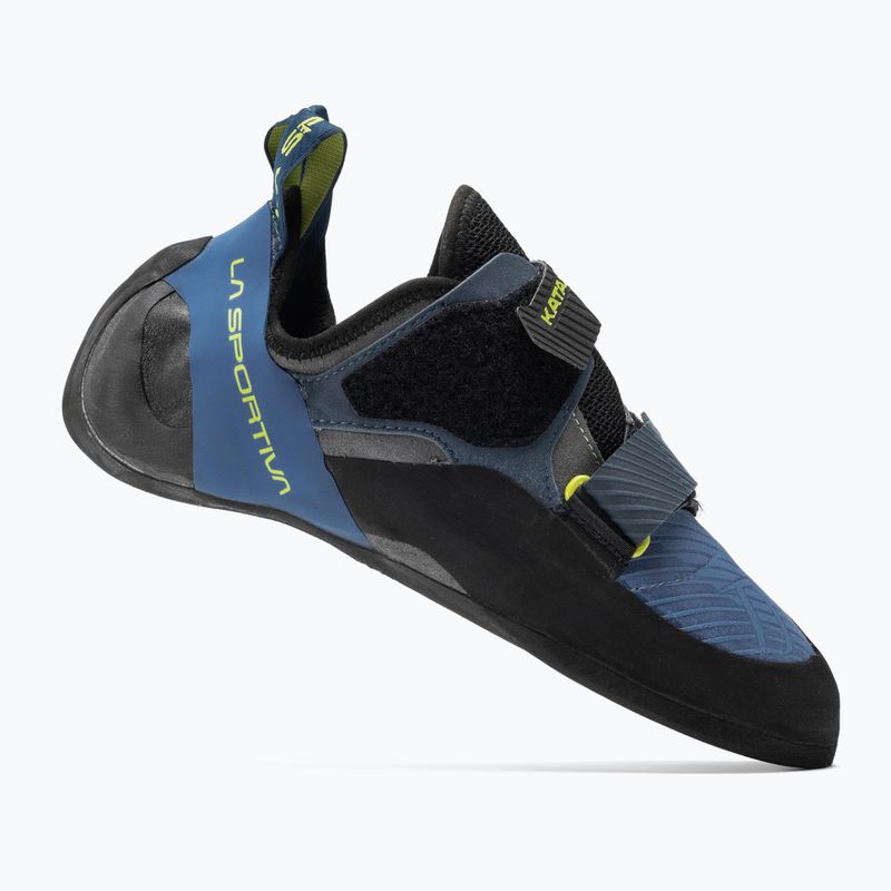 Pánskélezecké boty La Sportiva Katana electric blue/lime punch 2