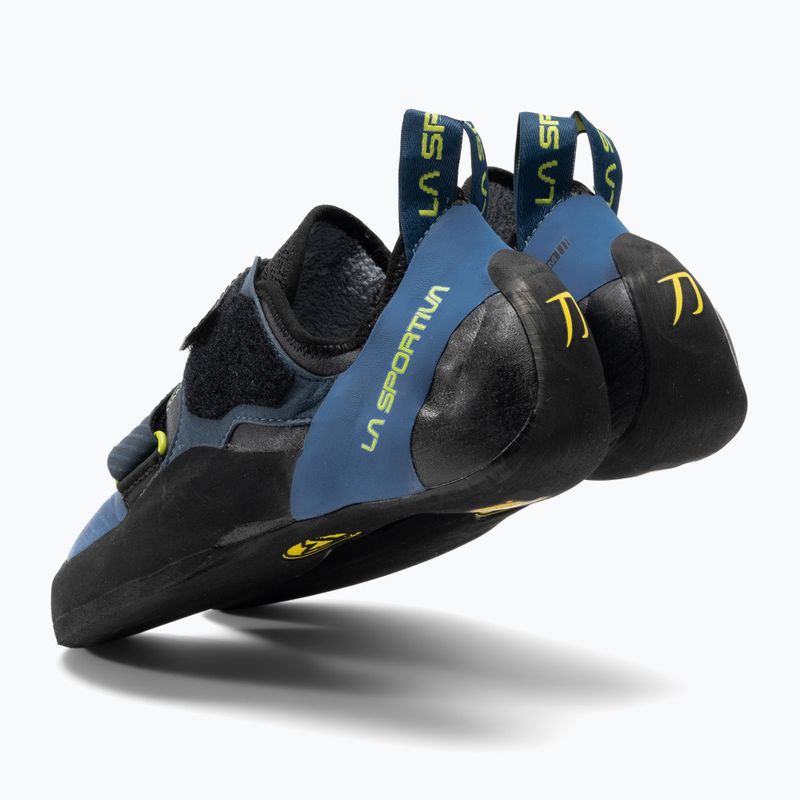 Pánskélezecké boty La Sportiva Katana electric blue/lime punch 3