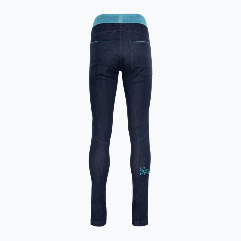 La Sportiva dámské turistické kalhoty Miracle Jeans jeans/topaz 2
