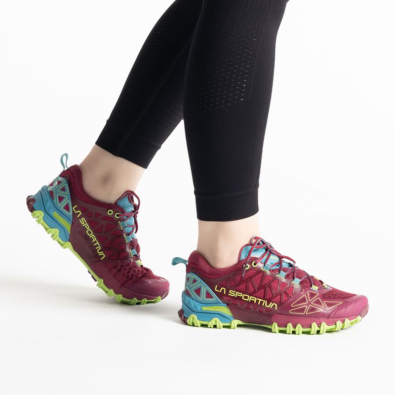 La Sportiva Bushido II dámská běžecká obuv burgundy-blue 36T502624 2