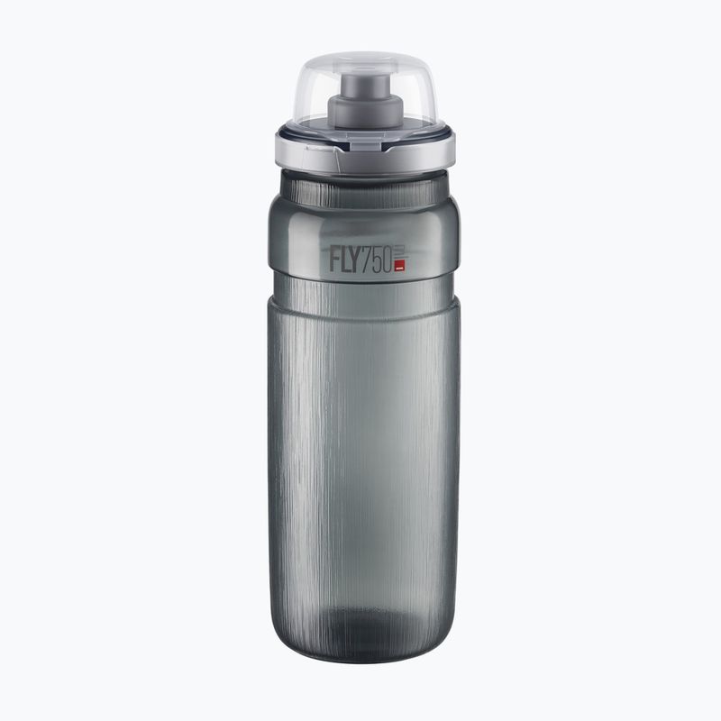 Cyklistická lahev Elite FLY Tex MTB 750 ml transparent grey