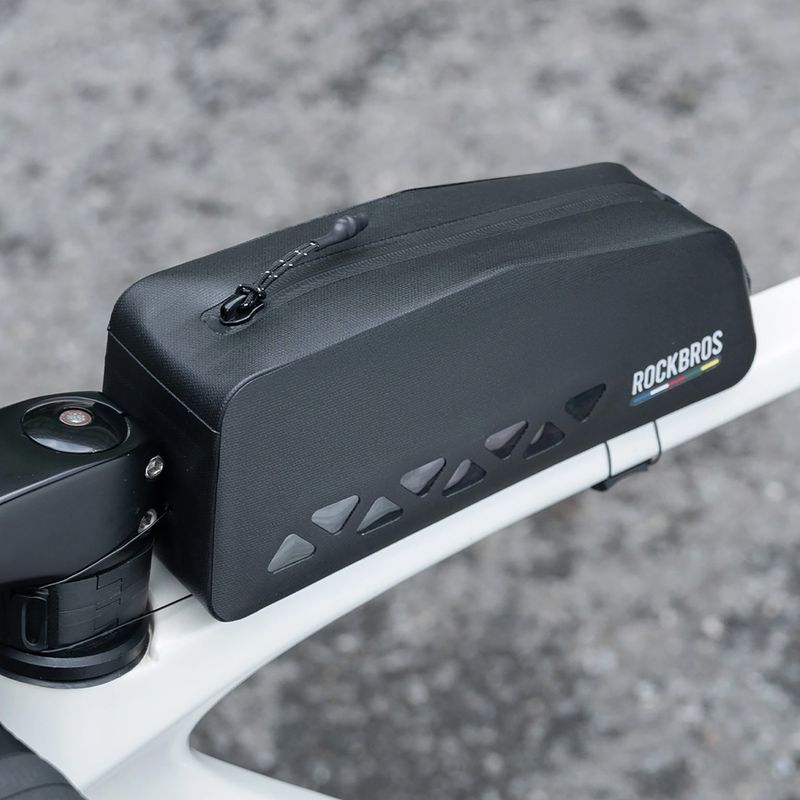 Cyklistická brašna na rám Rockbros 30120129 Road to Sky Top Tube Bag black 3