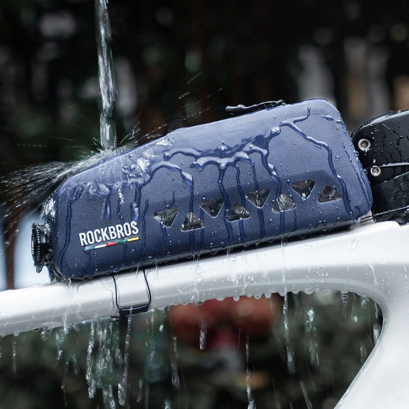 Cyklistická brašna na rám Rockbros 30120129 Road to Sky Top Tube Bag dark blue 3