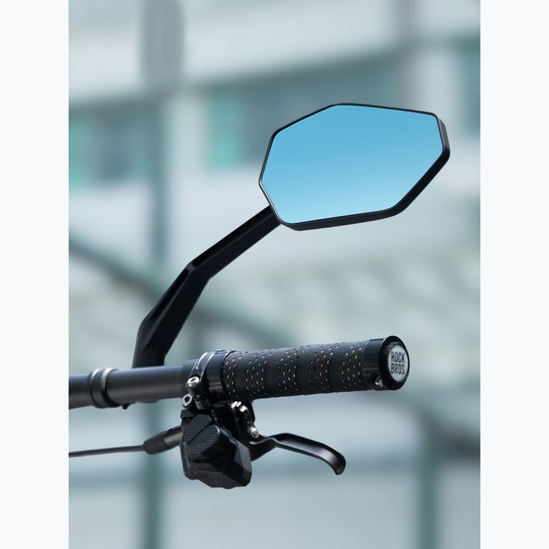Zrcátko na kolo Rockbros 260004001 Anti-Glare Rearview Mirror-Left black 4