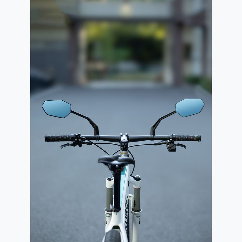 Zrcátko na kolo Rockbros 260004001 Anti-Glare Rearview Mirror-Left black 5