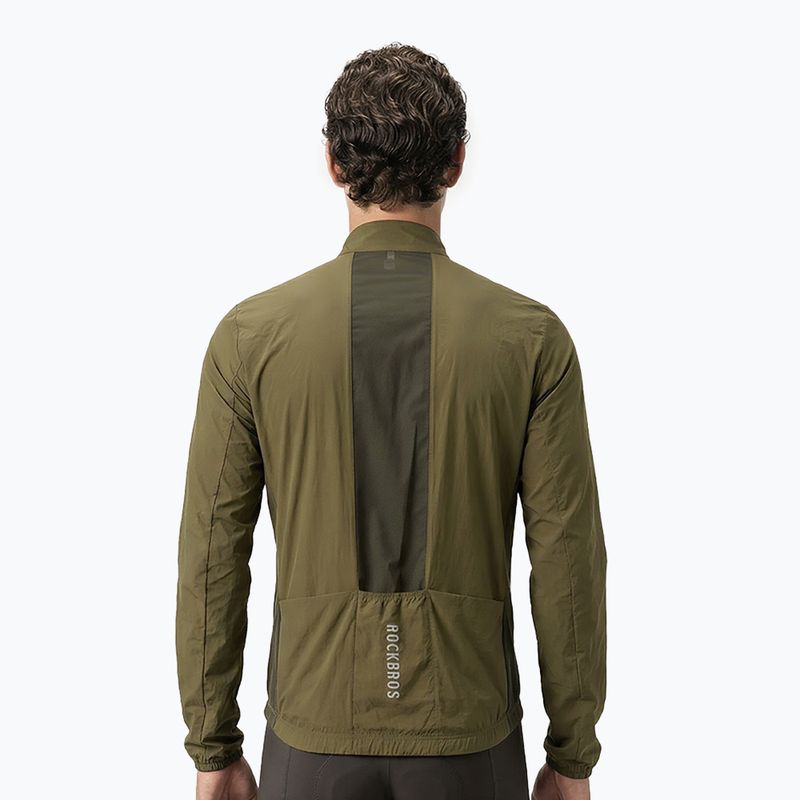 Cyklistická bunda Rockbros YPW071 brown 4