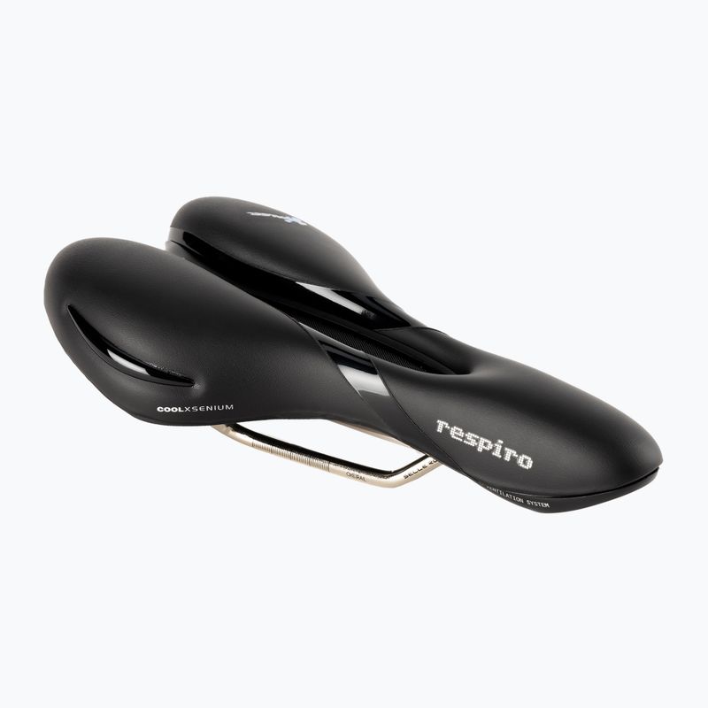 Pánské cyklistické sedlo Selle Royal Respiro Soft Athletic 45 černé SR-5130HRTB691L4