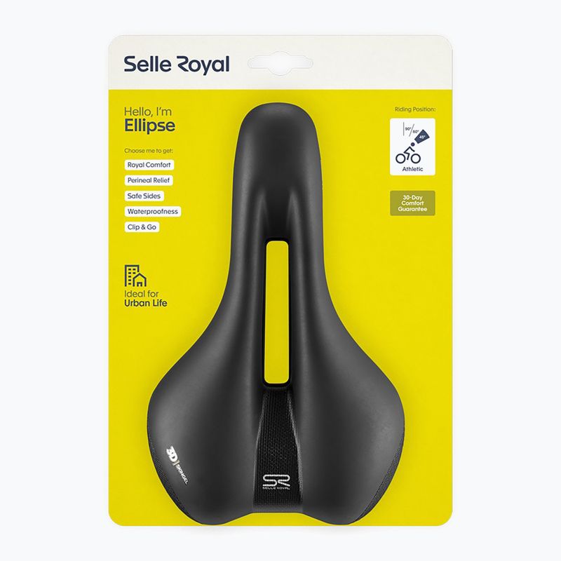 Sedlo na kolo  Selle Royal Premium Athletic 45st. Ellipse black 8