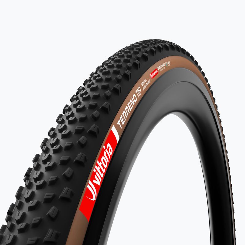 Cyklistická pneumatika Vittoria Terreno T60 G2.0 TLR Gravel Endurance 700x40c black/brown 2