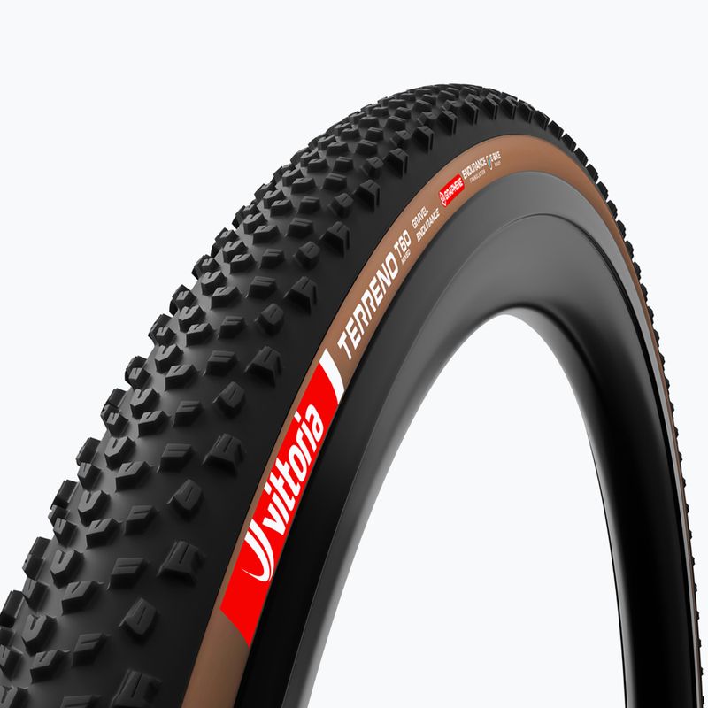 Cyklistická pneumatika Vittoria Terreno T60 G2.0 TLR Gravel Endurance black/brown 2