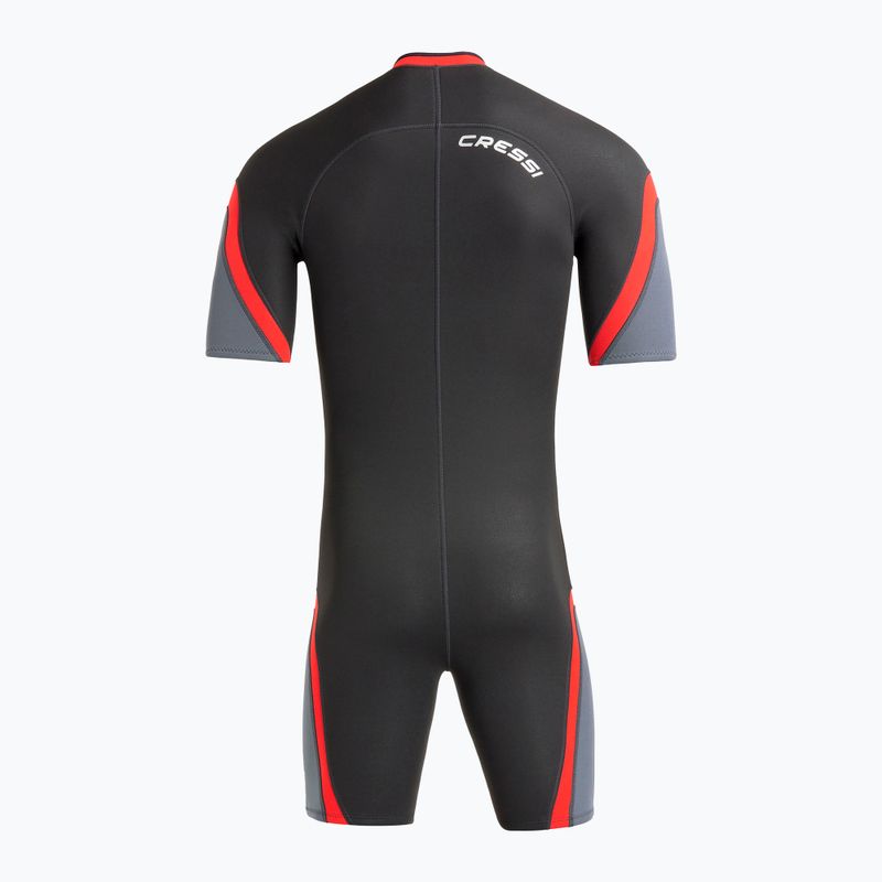 Pánská plavecká neoprenová kombinéza Cressi Playa Shorty 2.5 mm black/red 3